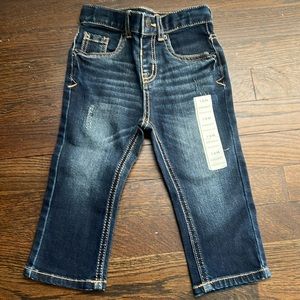 Cat and Jack toddler 18 month straight adjustable waist jeans
